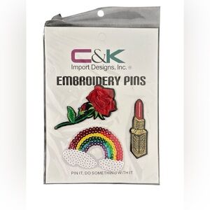 C&K Import Designs EMBROIDERY PATCHES